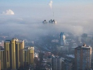 В Киеве обычный режим загрязнения воздуха
